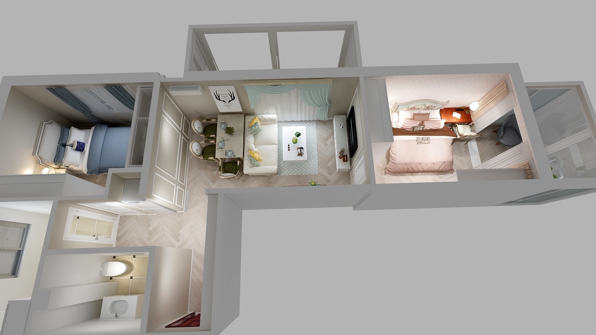 唐烨wiwF-刘总布局-装修设计方案