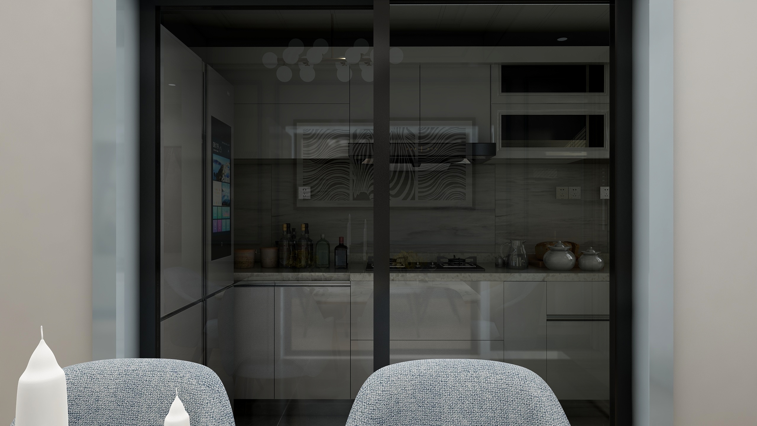 一尘设计工作室-颐和观邸10-1001新中式改背景-装修设计方案