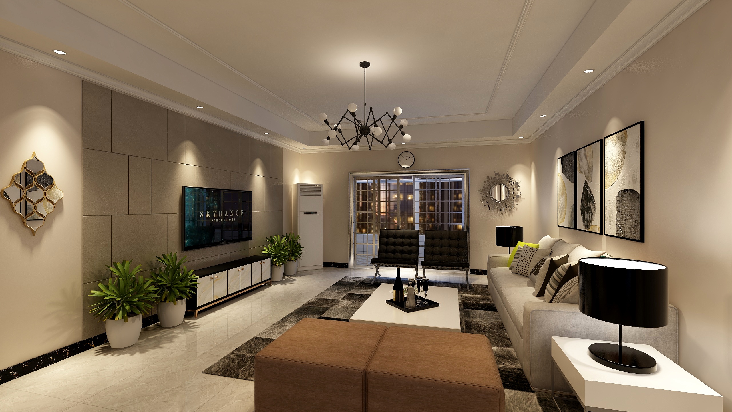 GDS室内空间设计-三室家装-装修设计方案