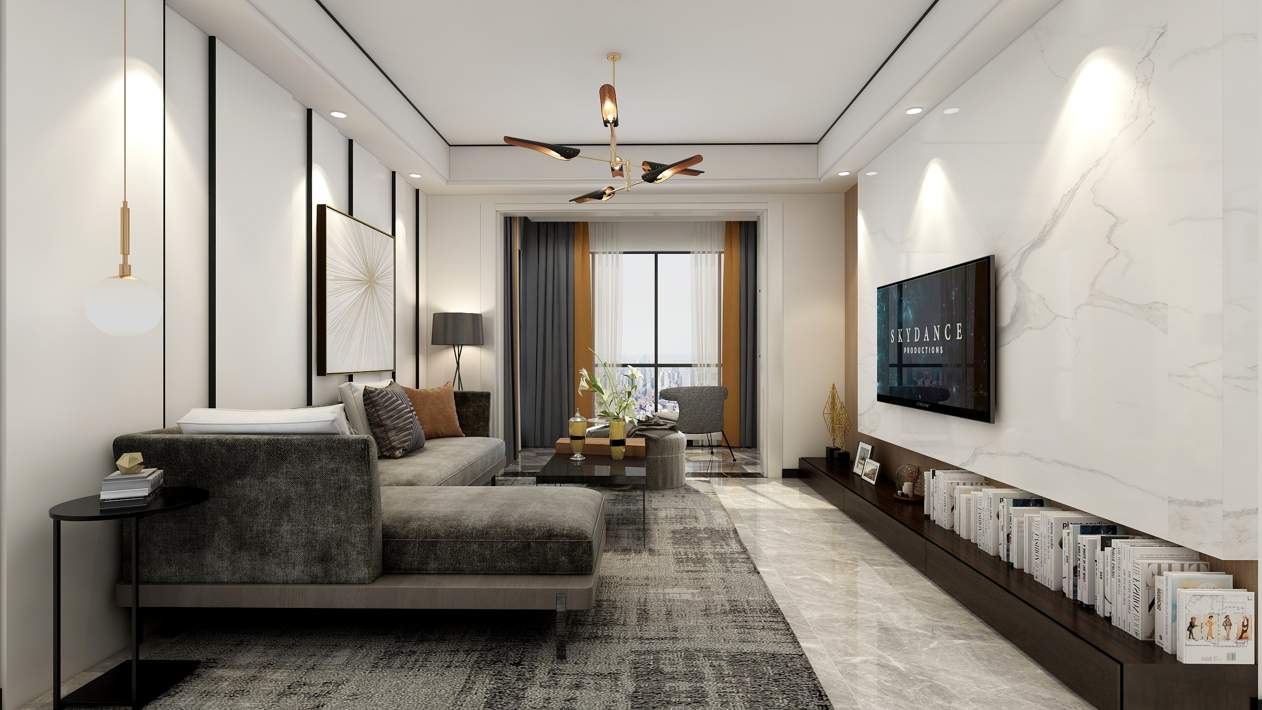 魏浩洋-翡翠公园-现代简约-装修设计方案