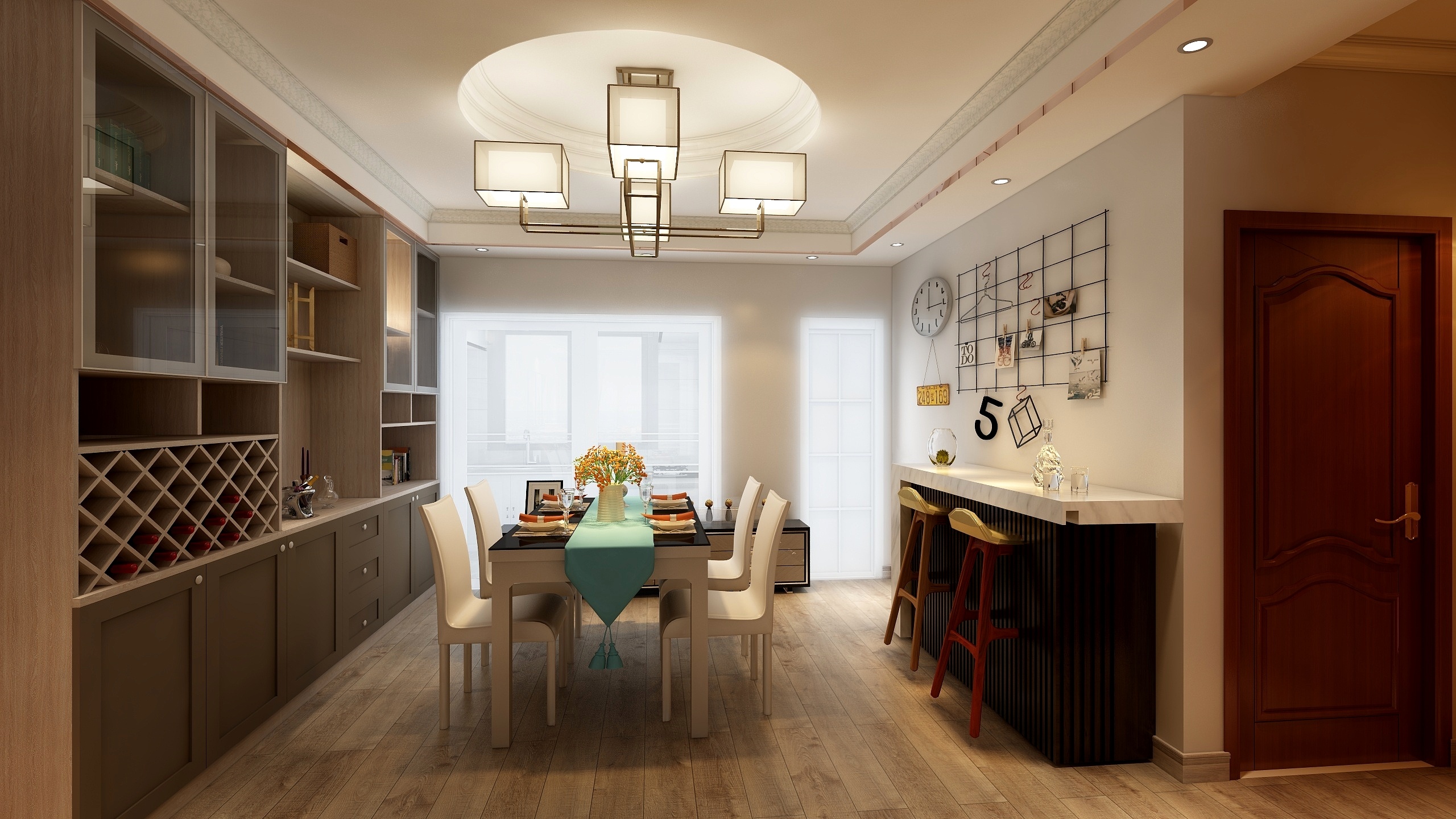 家居乐叶彩运设计师-恒信花园-装修设计方案