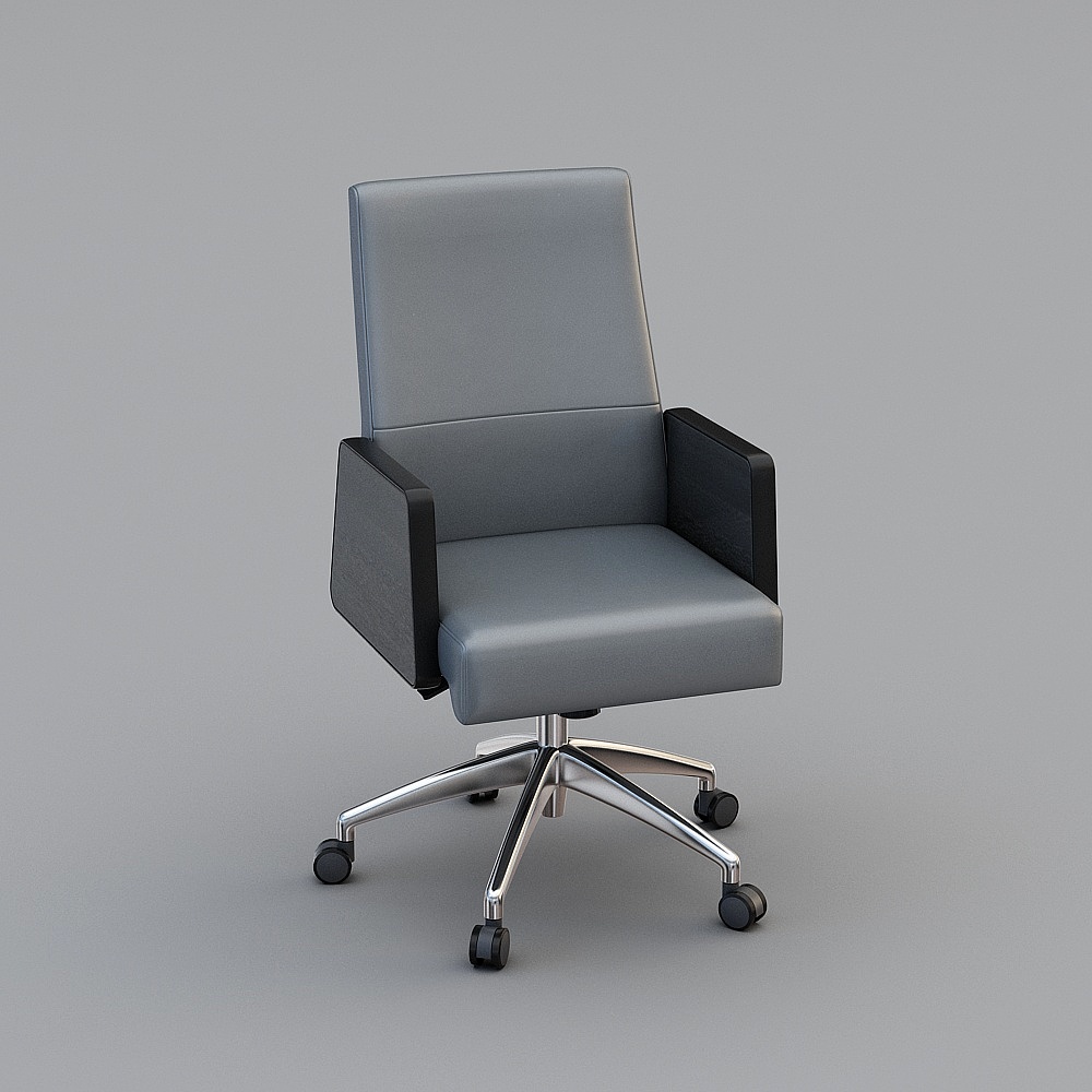 51-MYP-18B1-Z皮椅三维3D模型
