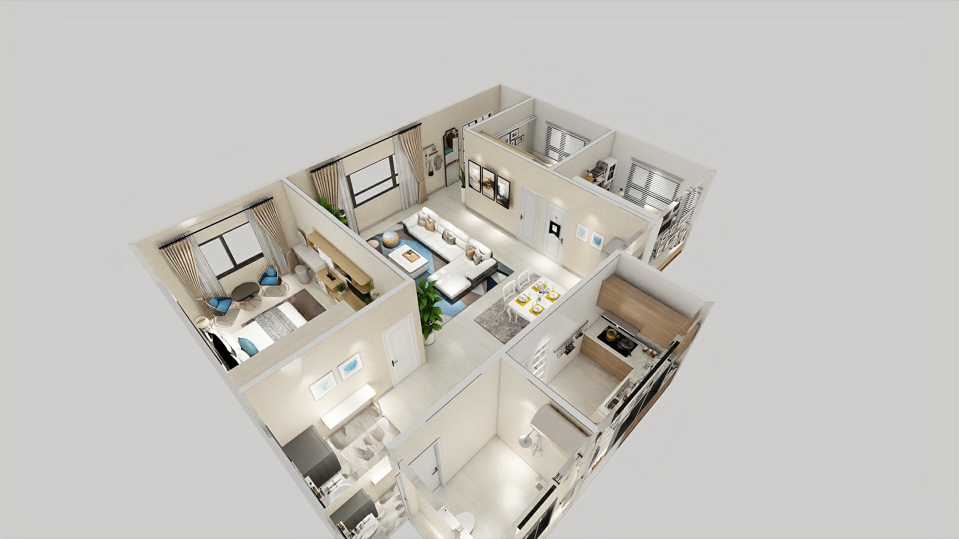 凉薄青年-未命名户型图-副本-装修设计方案