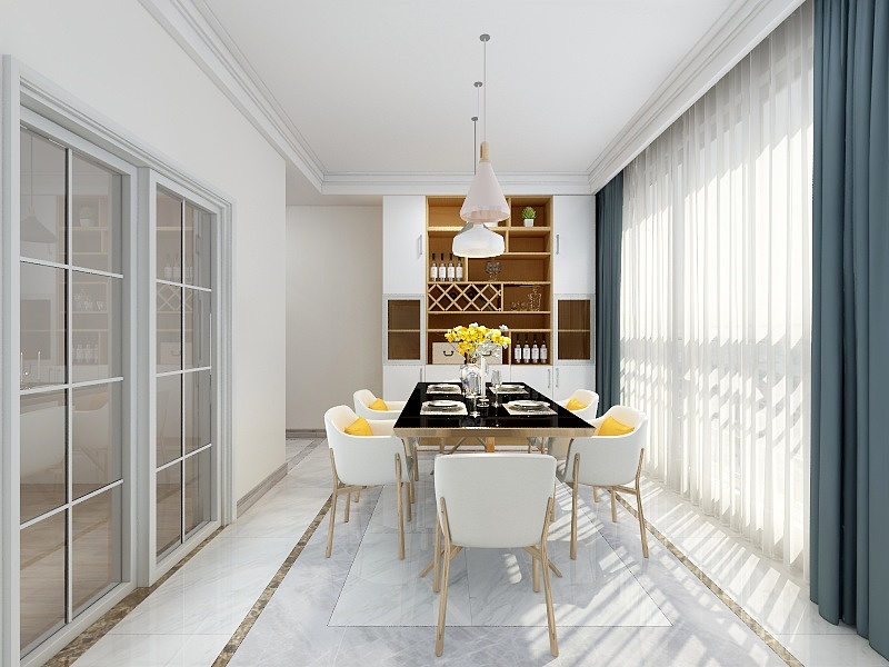 丁正鹏-鑫港国际4-21-1号房-简欧-装修设计方案