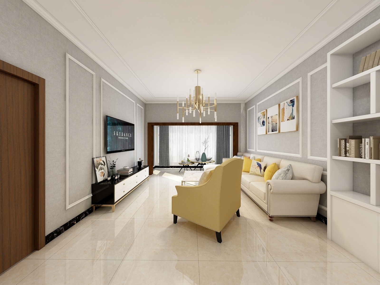 陈冲-金色交响-现代美式-装修设计方案