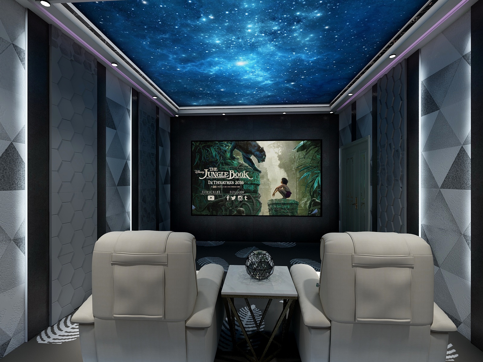 私家影音设计-海门天补-装修设计方案