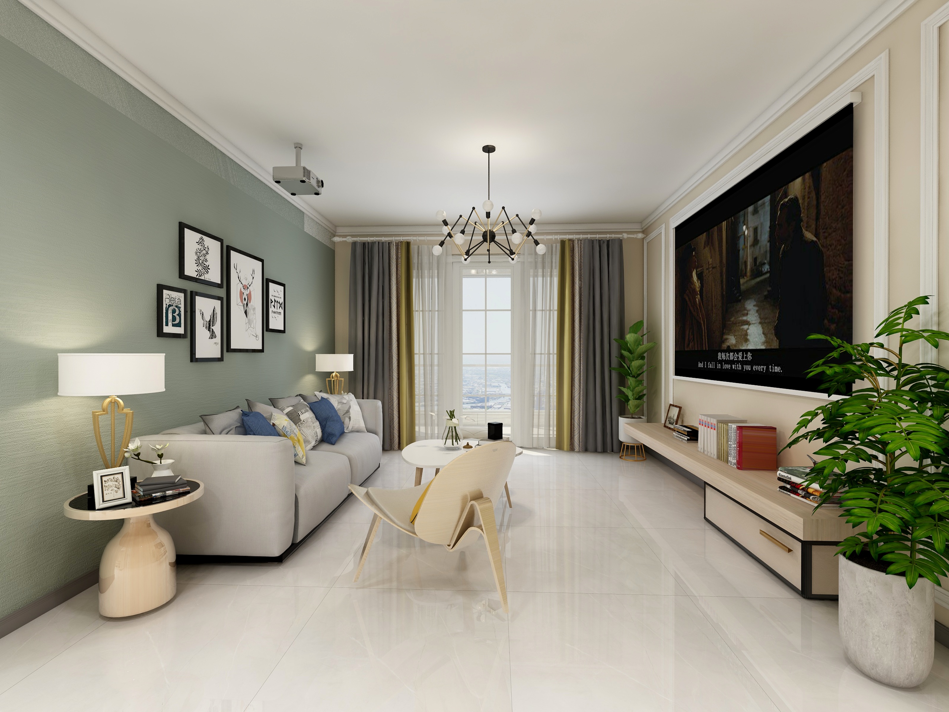 马梦茹-《尚然》-北欧文艺下的家-装修设计方案