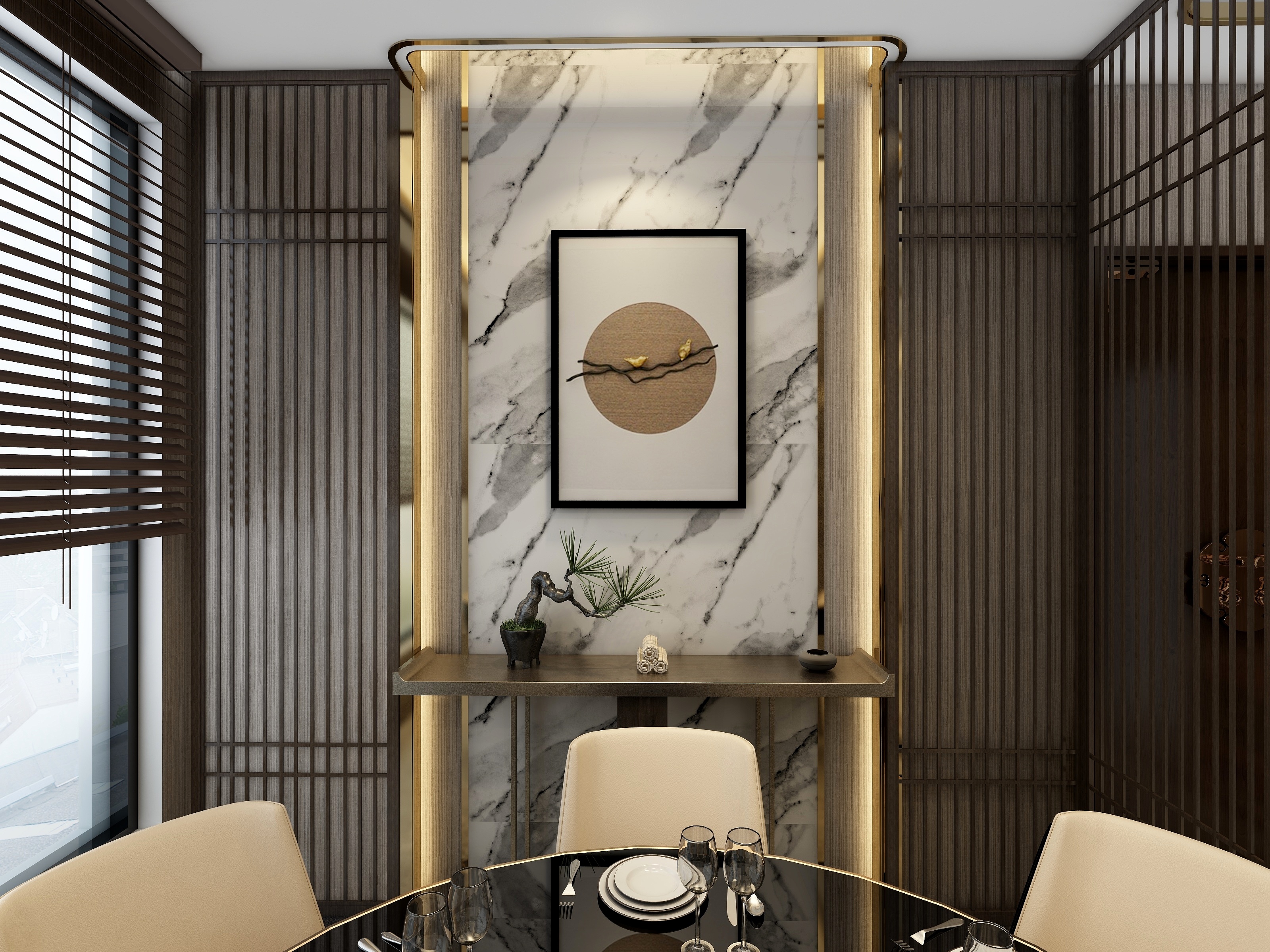 吴凌俊-新中式-振业天颂-装修设计方案