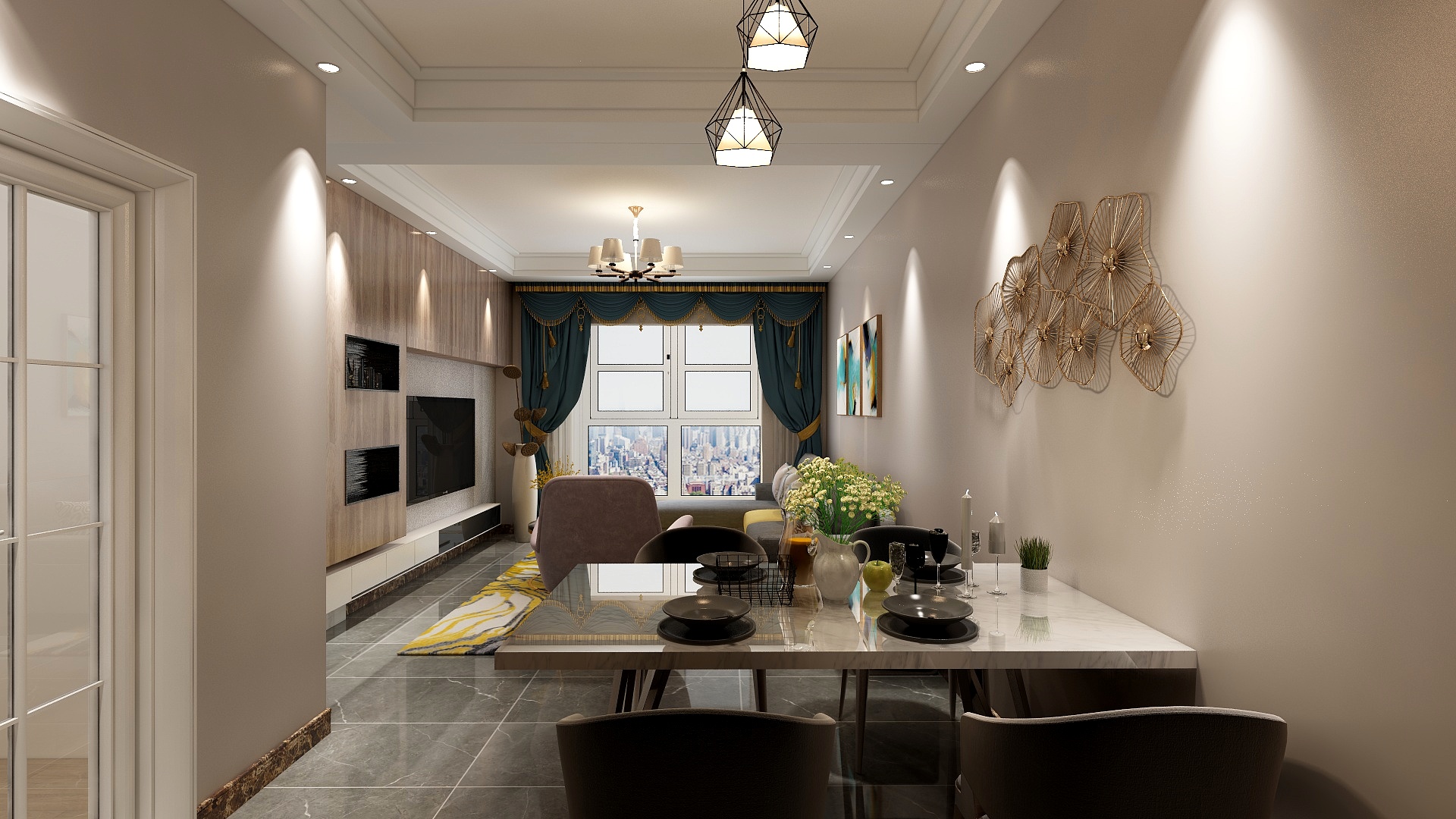 w韦国才-韦国才15198737003红心天铂106北欧风格-装修设计方案