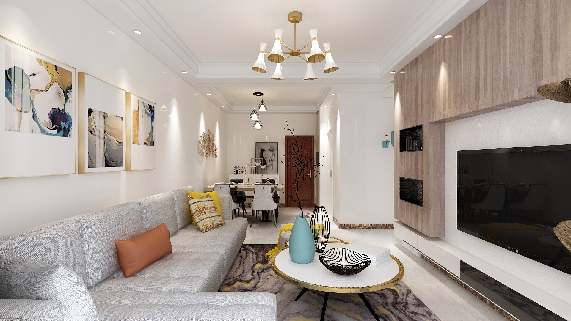 w韦国才-红心天铂二期北欧任师-装修设计方案