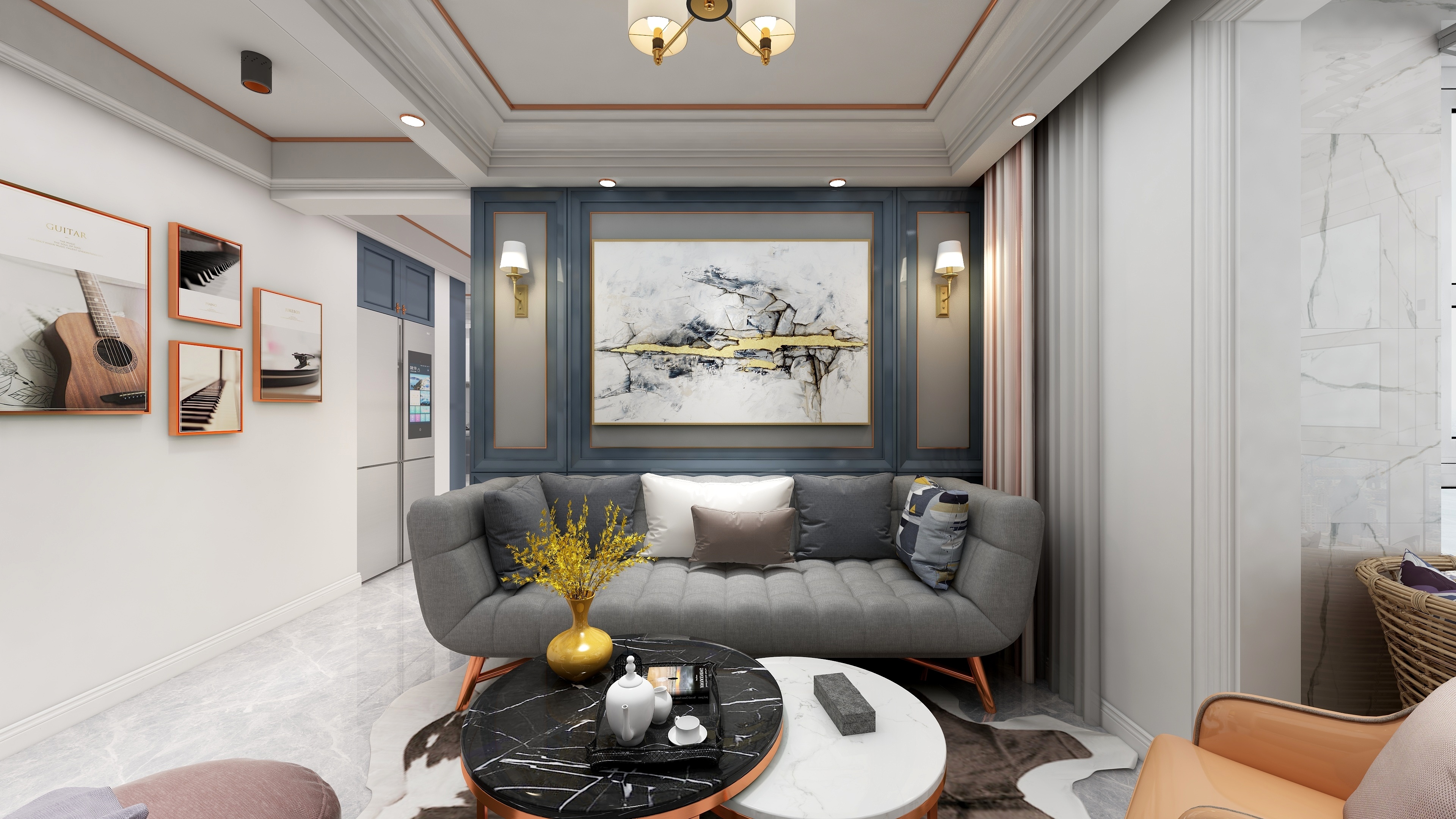 设计师丨胡月平-馨佳园装修效果图