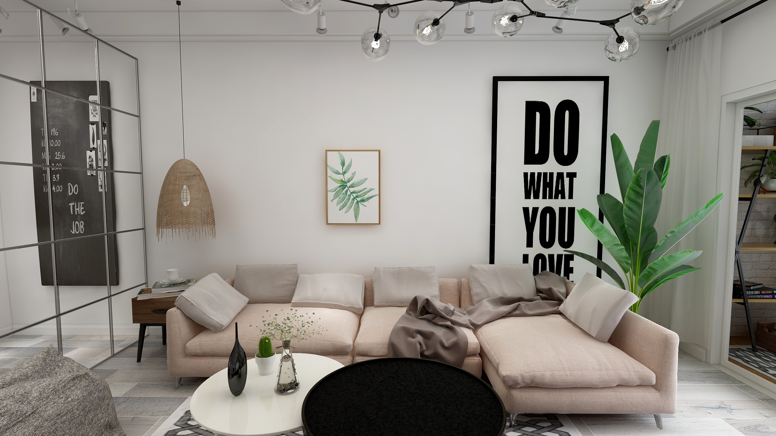 筱心阳一樂-纯北欧-装修设计方案