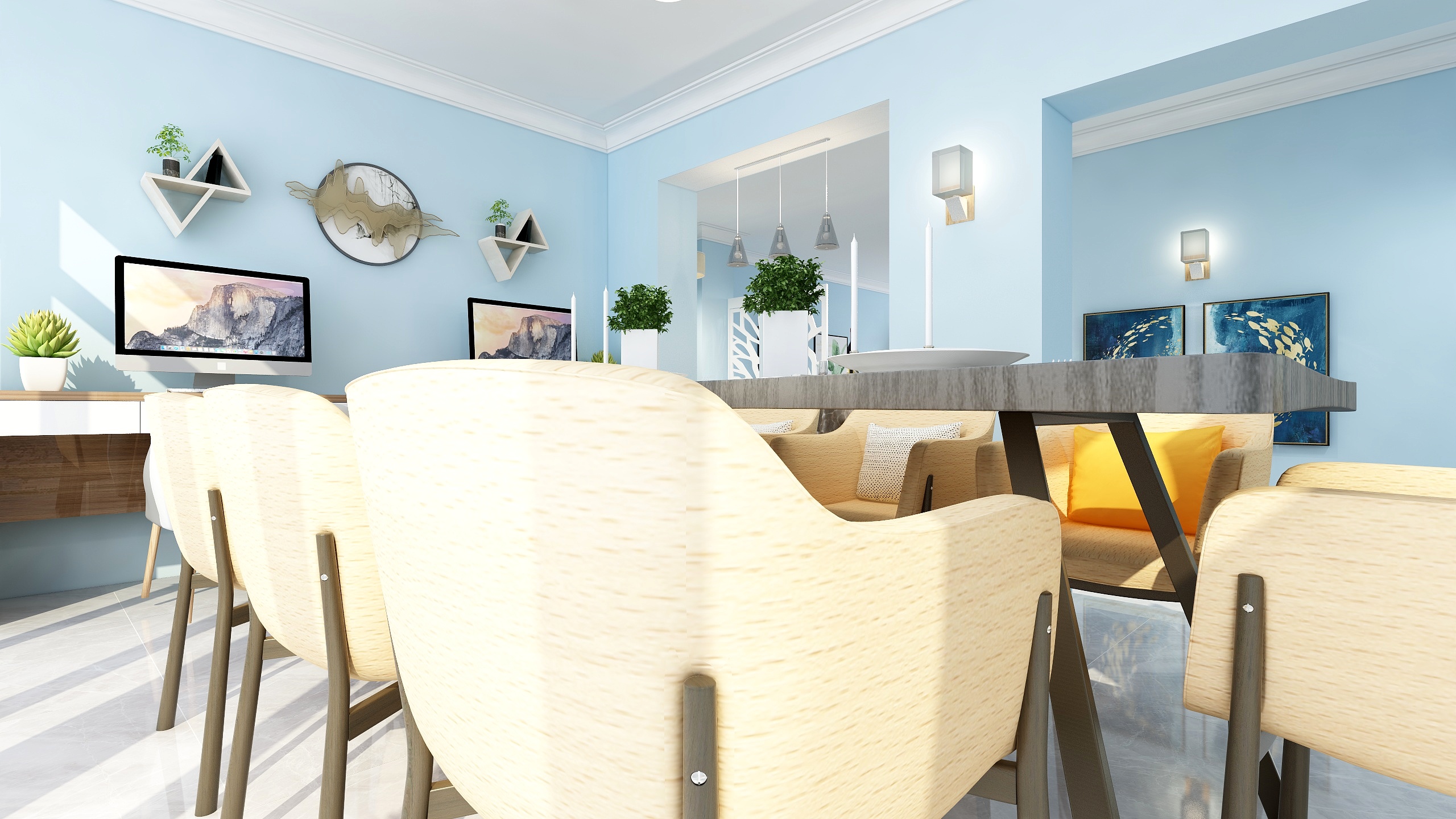 道尘丨空间设计-鸿凯花园-装修设计方案