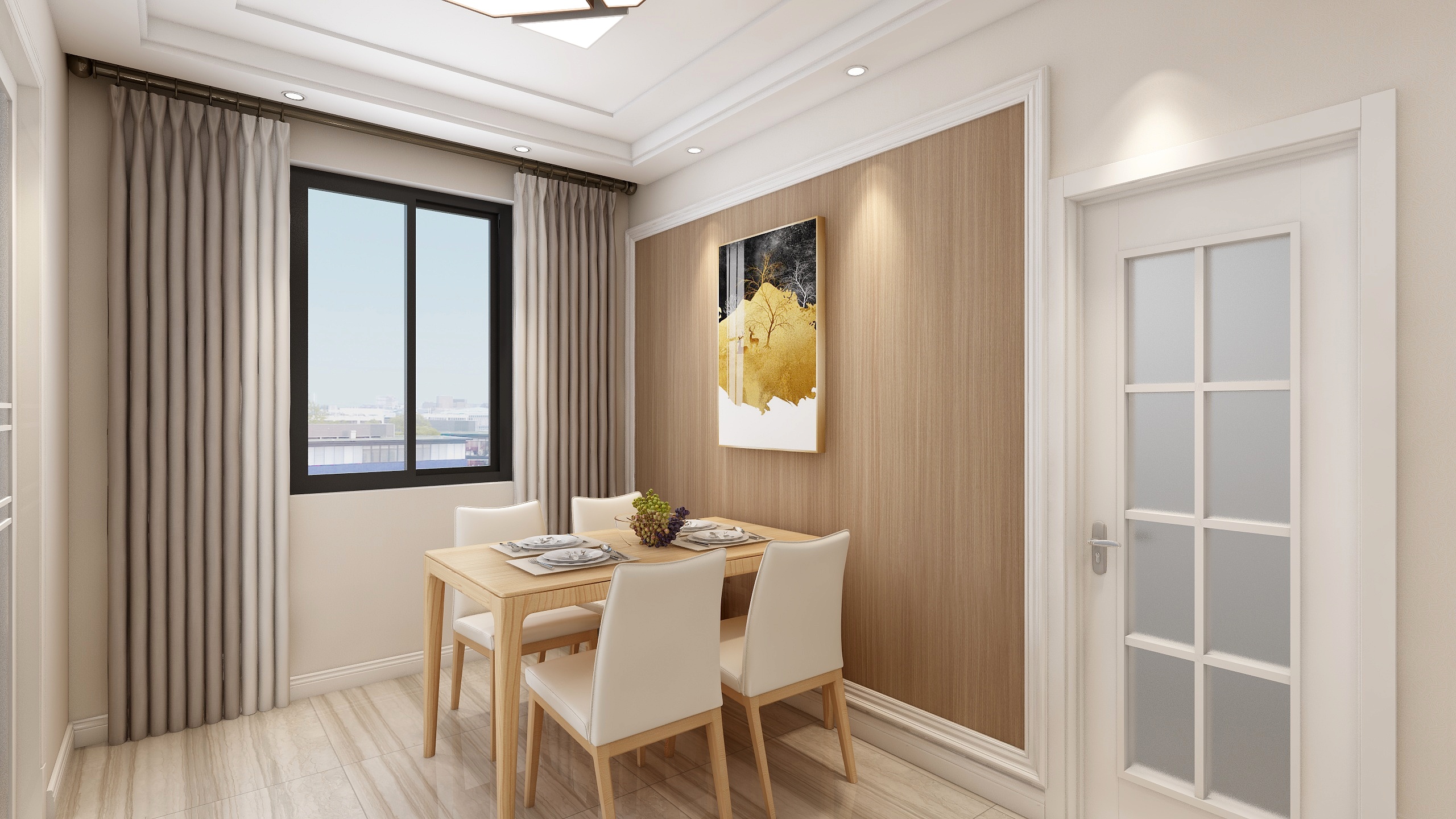 一米装饰-龙-中央公园简约-装修设计方案