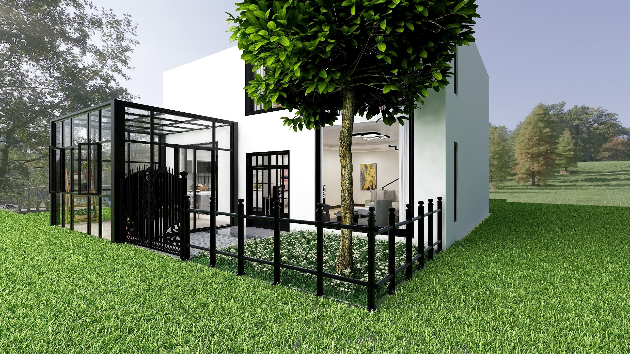 本杰明fa-现代小别墅-装修设计方案