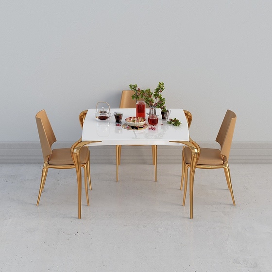 Asian Dining Sets,Brown