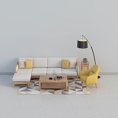 Minimalist Sofa Sets,Earth color