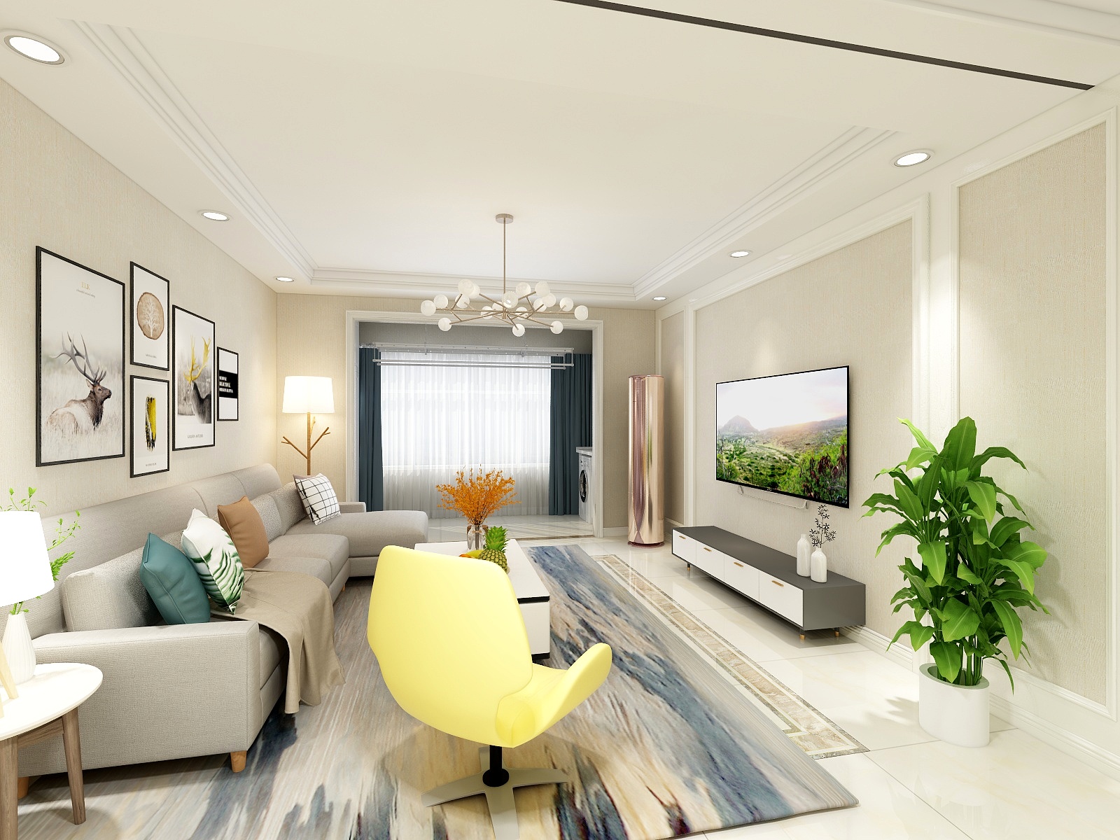 云墨小岳岳-滨河壹号129-装修设计方案