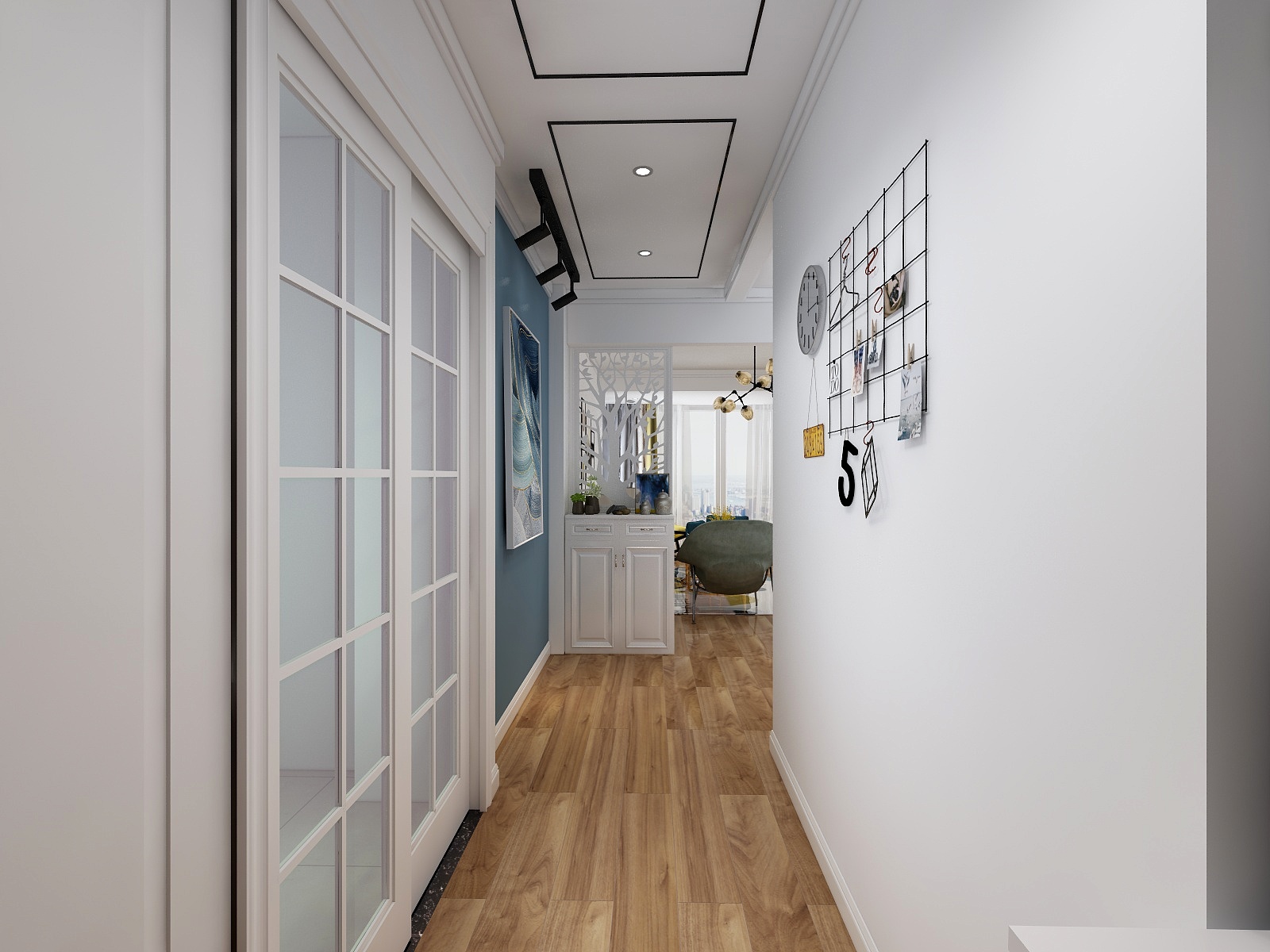 金泉峰-大公堡L户型2室1卫1厨-装修设计方案