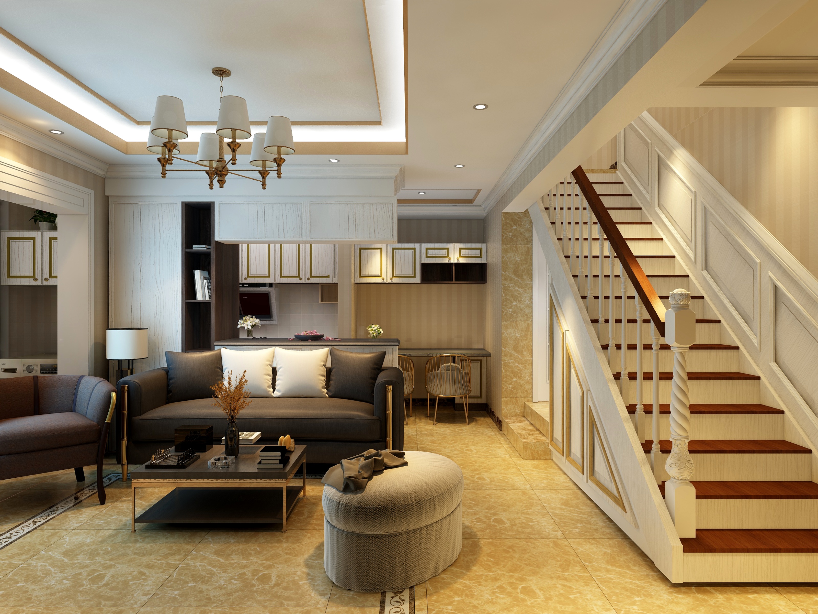 极佳汇装饰设计-罗首长复式楼-装修设计方案