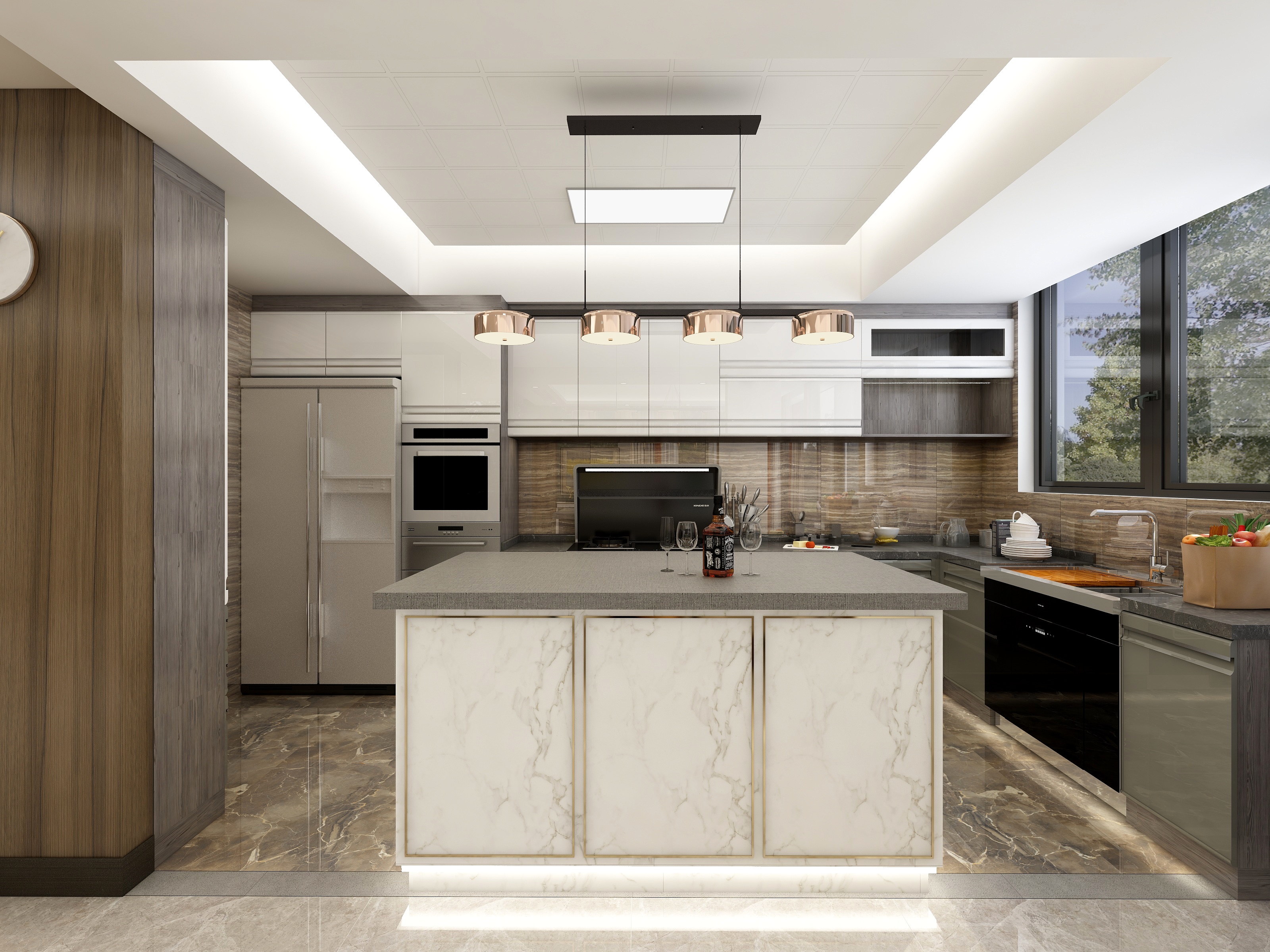 平空间工urmj-现代轻中式别墅-温馨雅居-装修设计方案