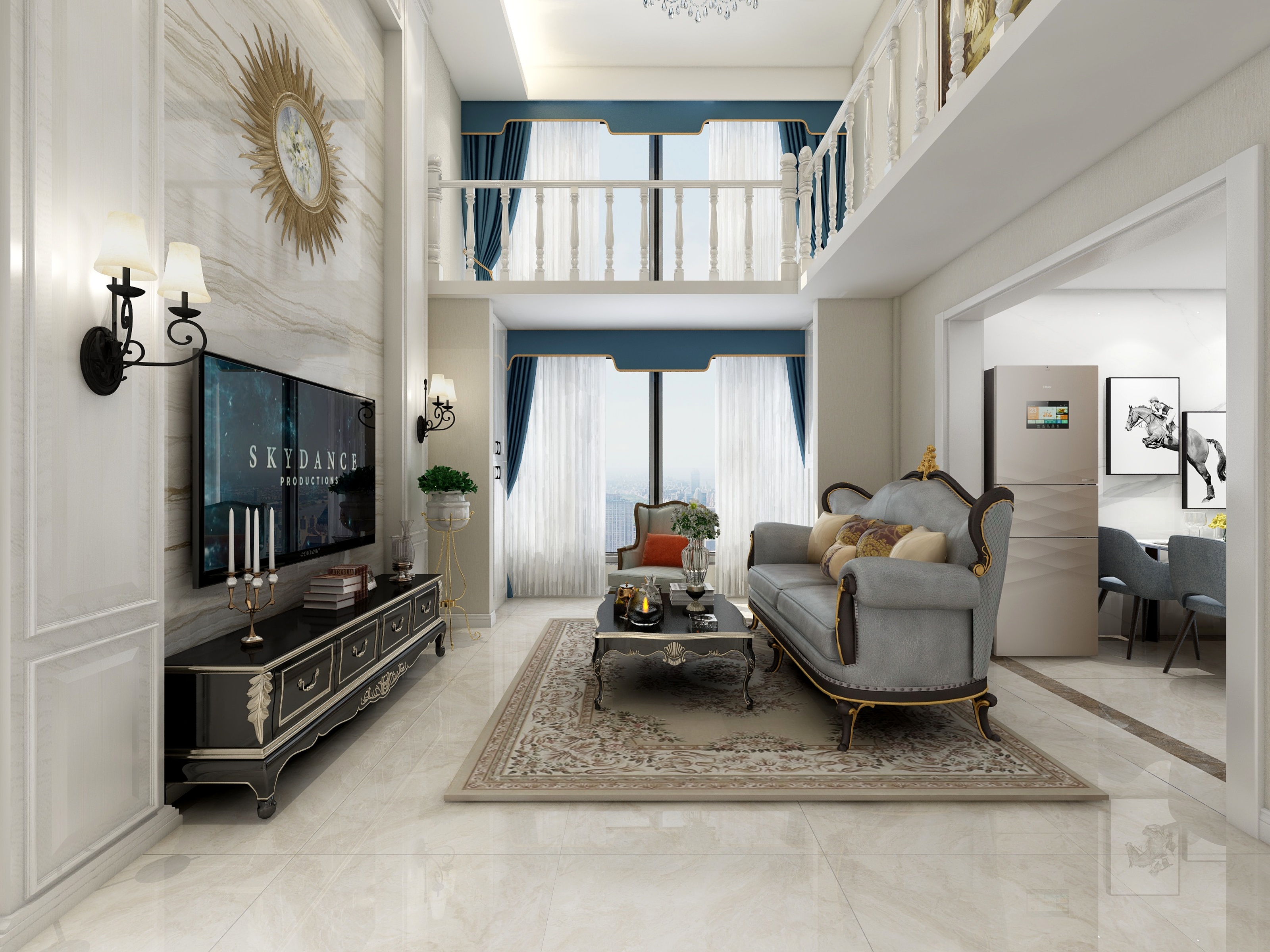 集萃设计-国华时尚公寓-装修设计方案