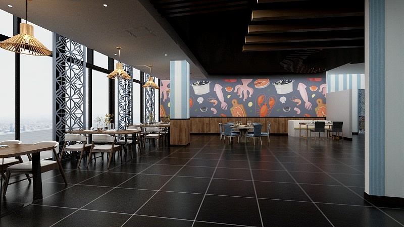 QYM-K9-港喜海鲜-装修设计方案