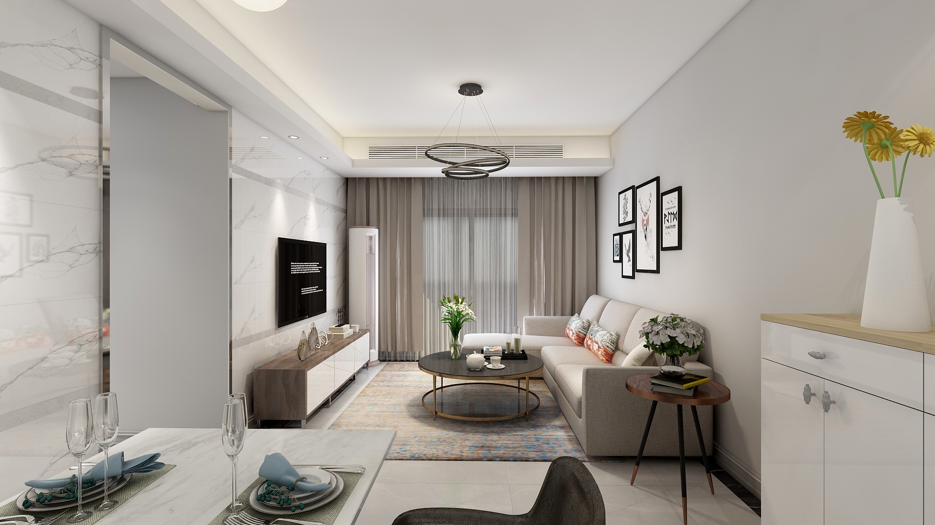 崇义哈哈-温馨-现代-装修设计方案