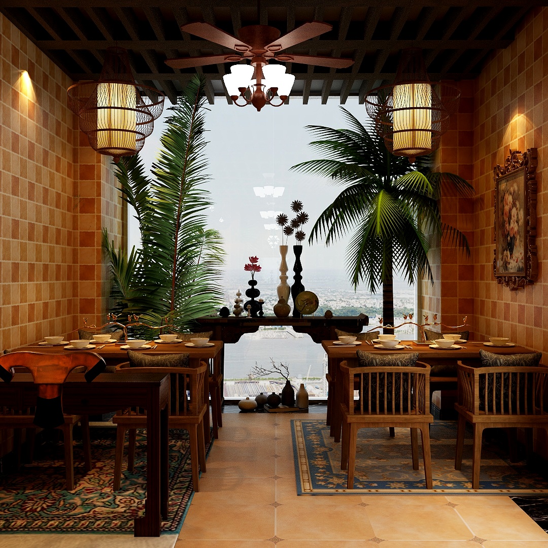 HugoHu-东南亚餐饮设计-装修设计方案