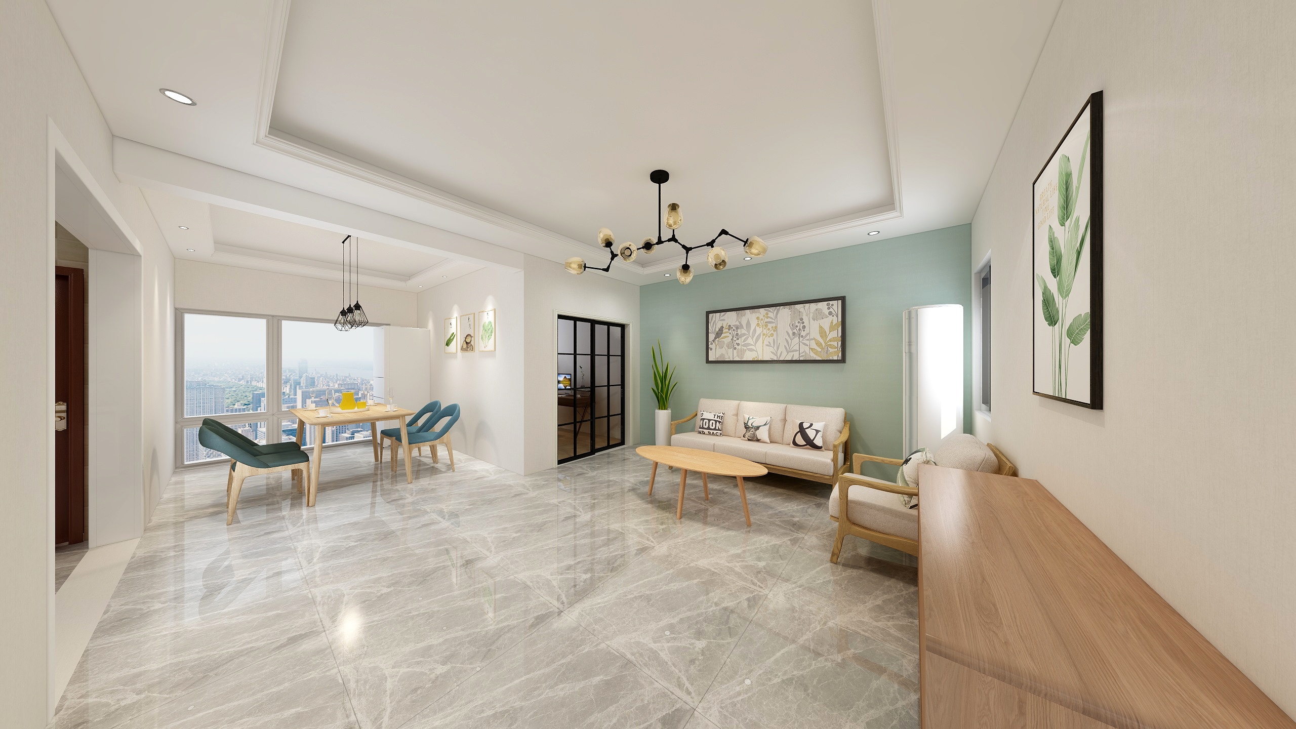 蝉鸣致夏-泰州水岸帝景121栋户型-装修设计方案