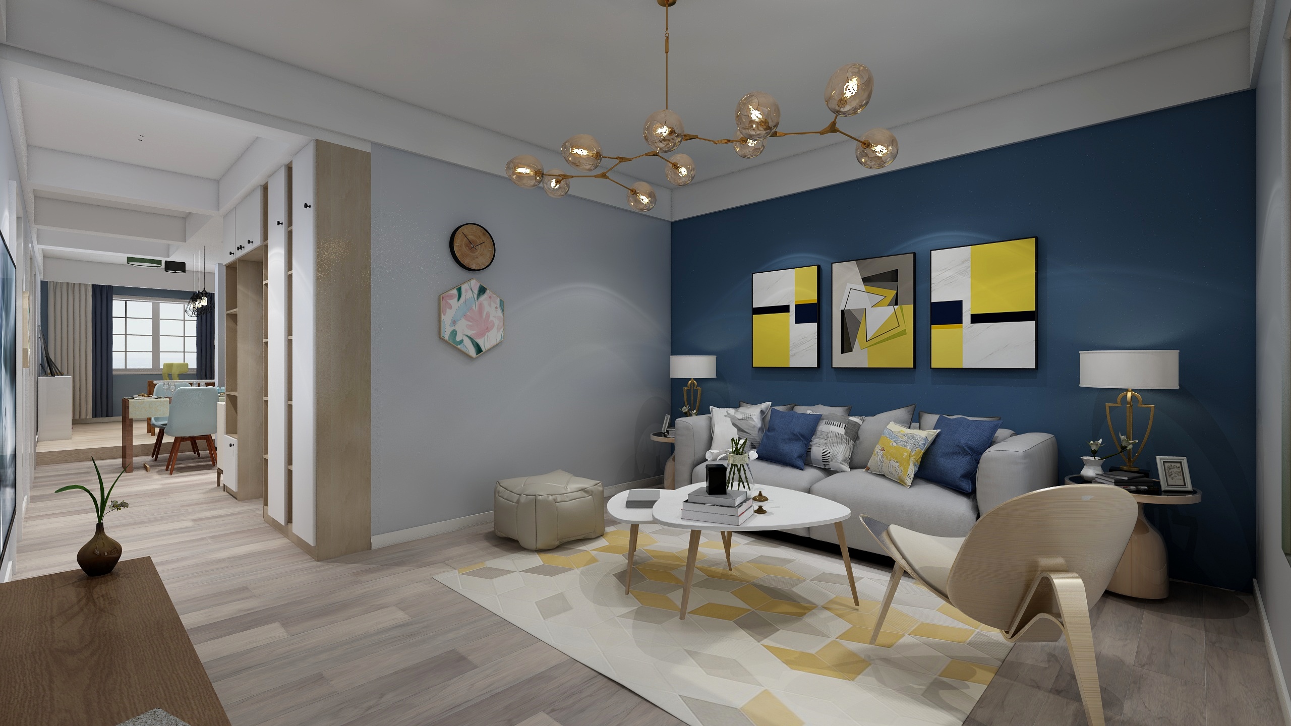 吾研同创设计-香苑小区1302室kjl-装修设计方案