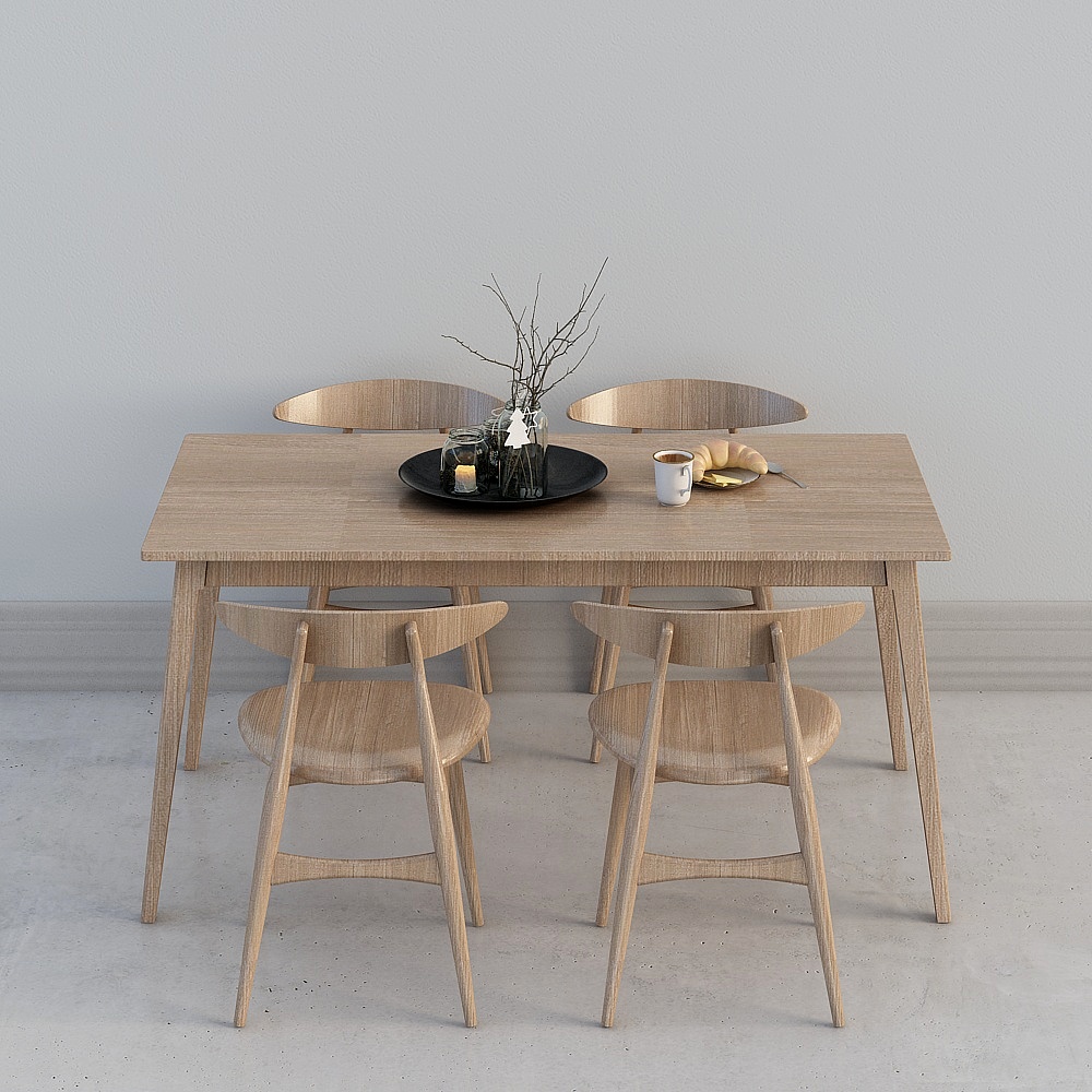 金蚂蚁-BO餐桌椅A3D模型