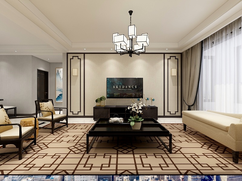 三石-育华园140李姐效果图-装修设计方案