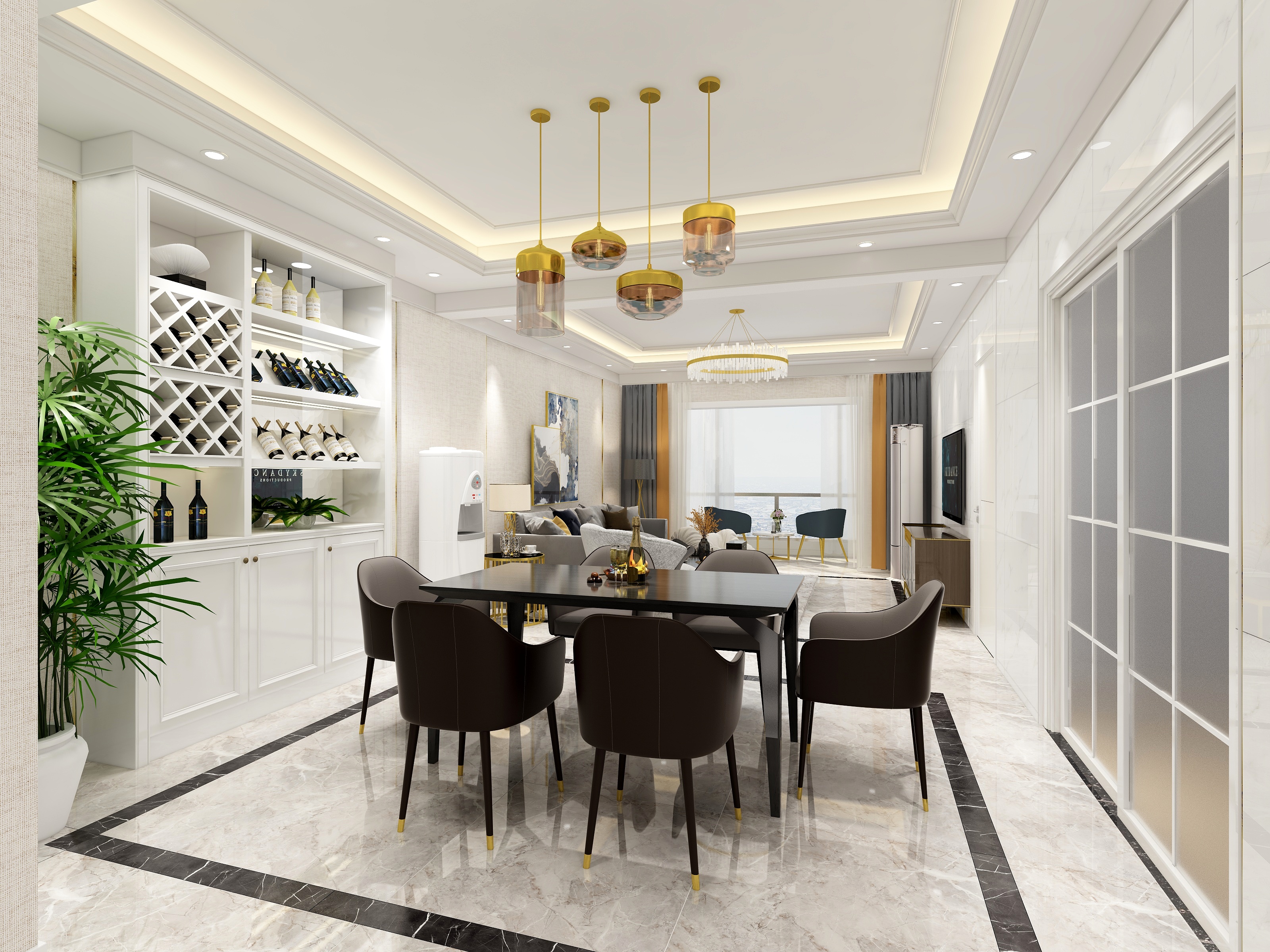 写意美学中心-白云小镇-郭部长-装修设计方案