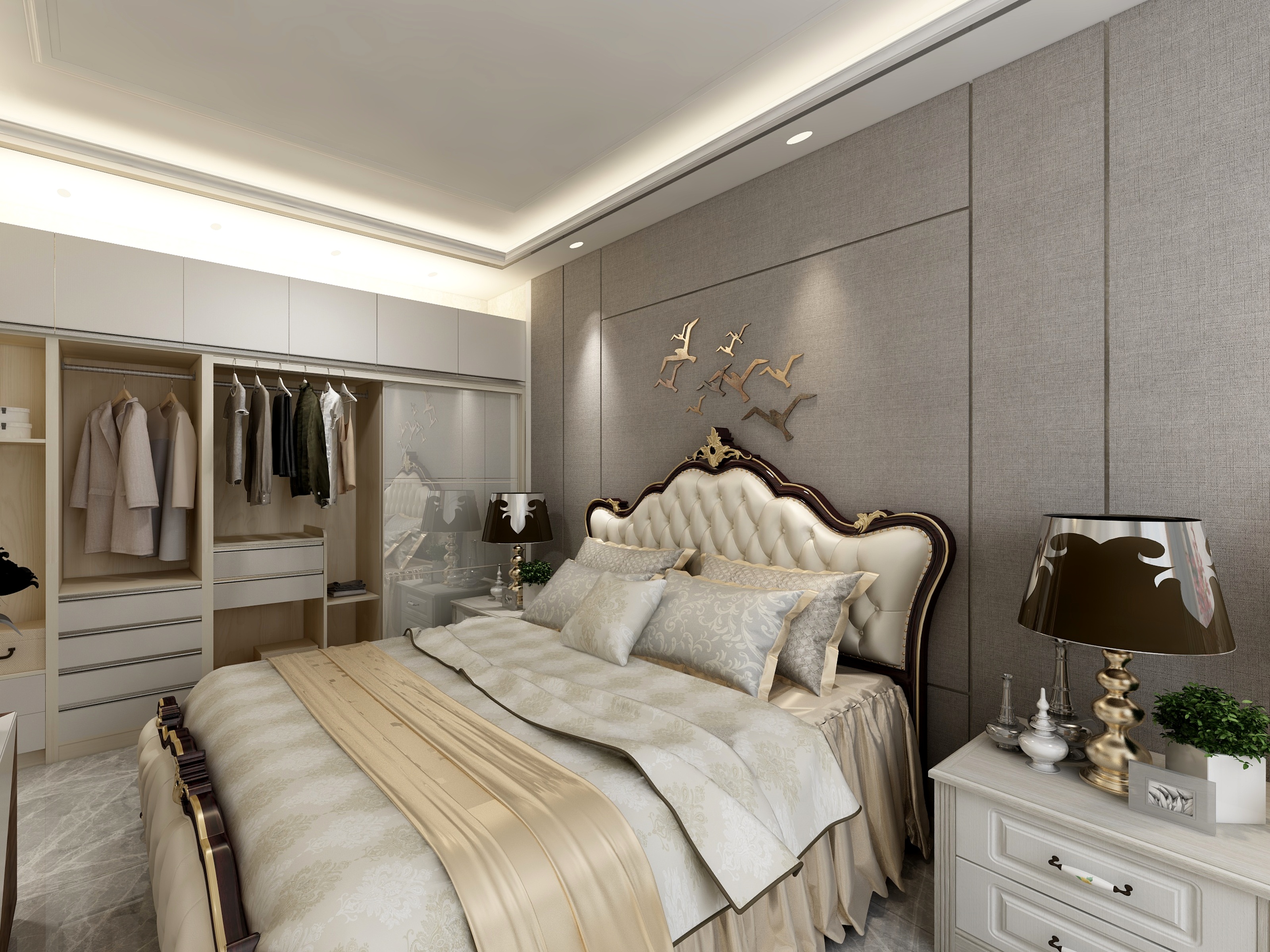 英之杰效果图设计-李哥幸福家园家装设计-装修设计方案