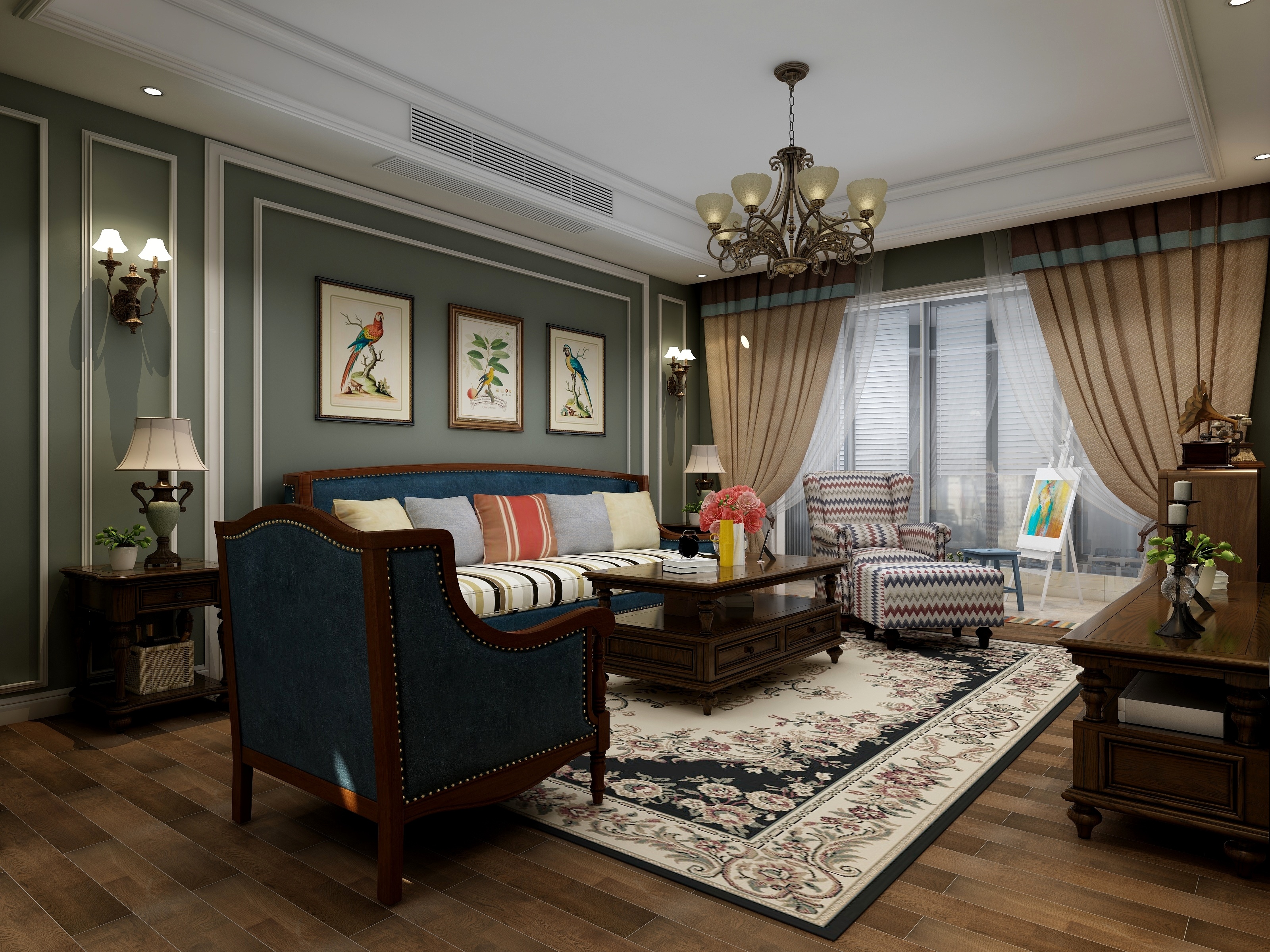 王瑛-怀旧是一种情绪装修效果图