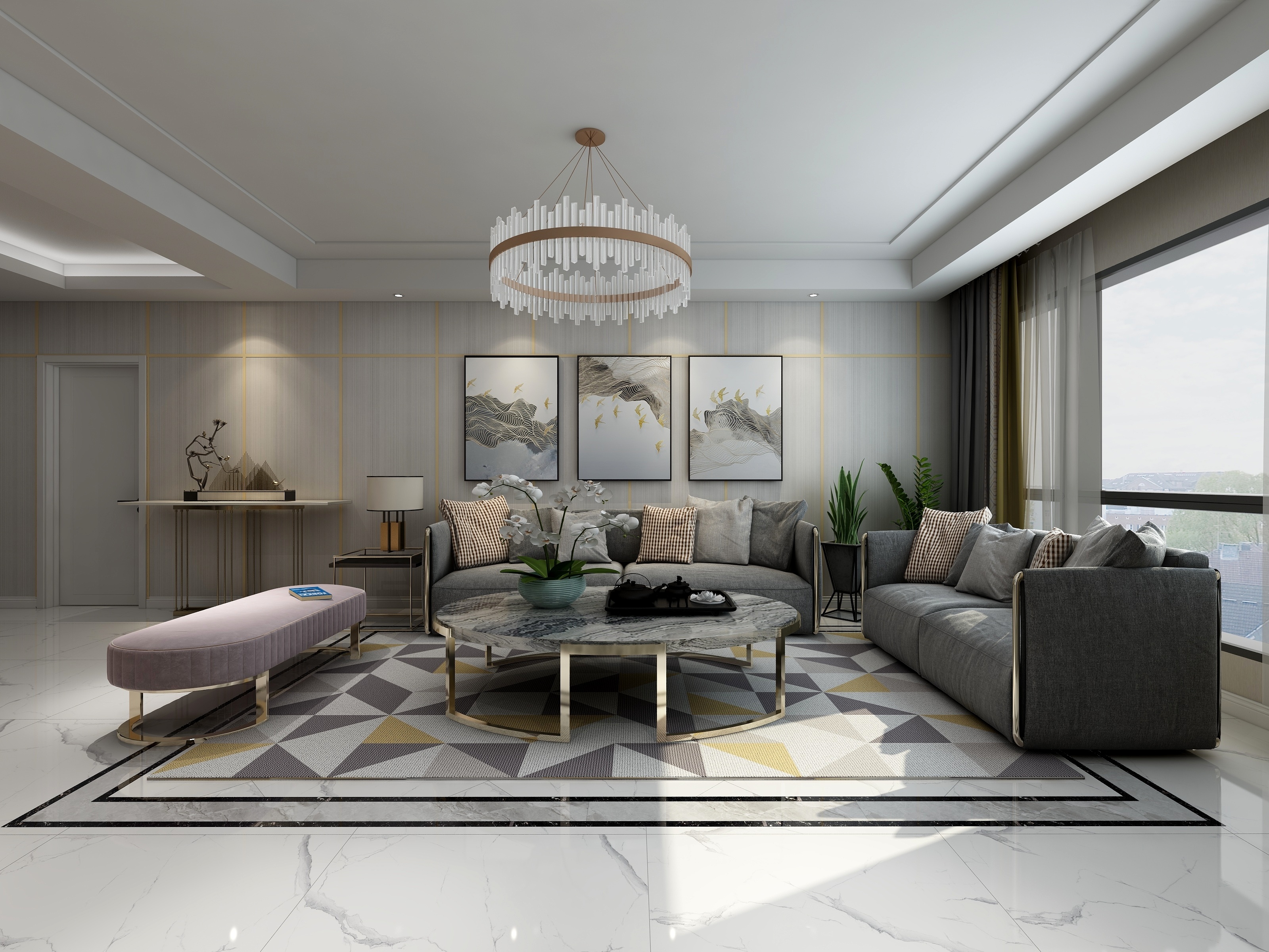 陈亮-国熙台薛女士-现代轻奢-装修设计方案