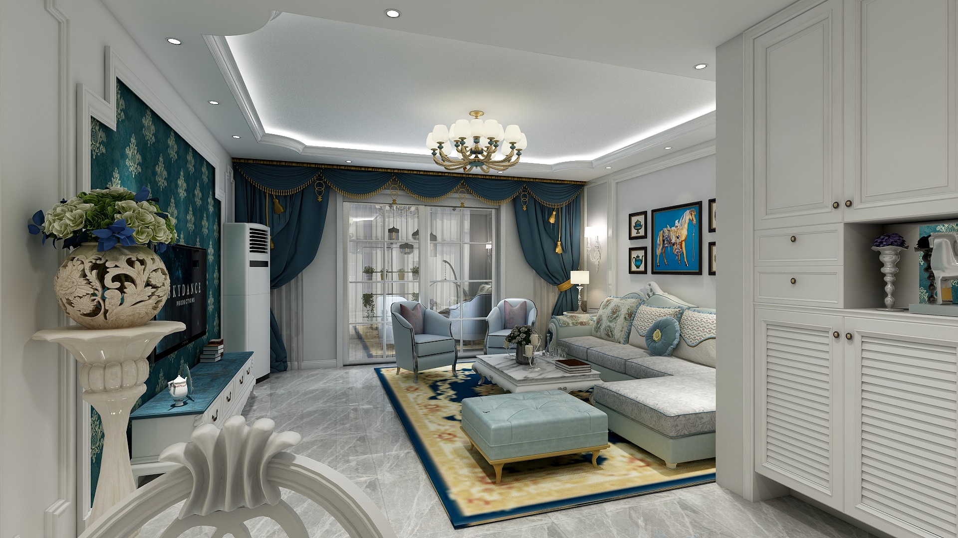 一坚讲装修-阳光上东杨立东147-装修设计方案