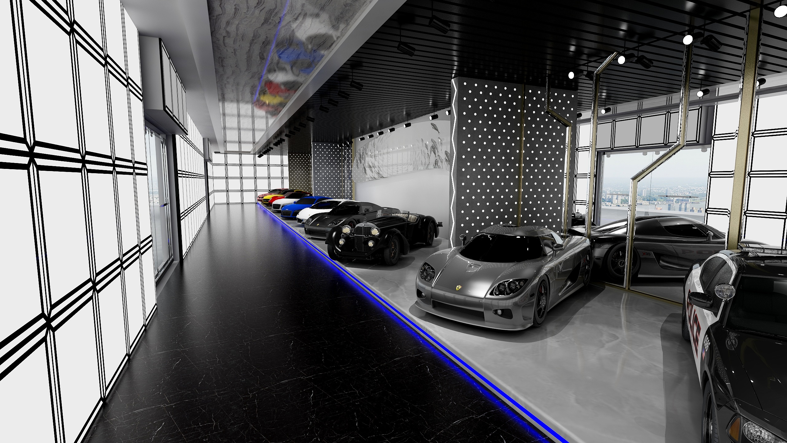 郭伟-跑车展厅-副本-装修设计方案