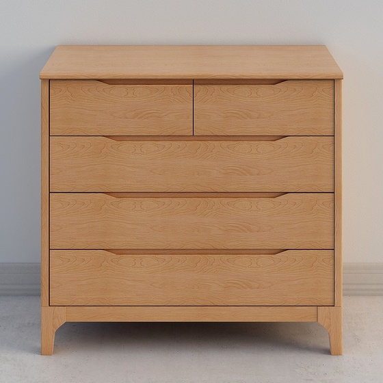 Scandinavian Chest of Drawers,Brown