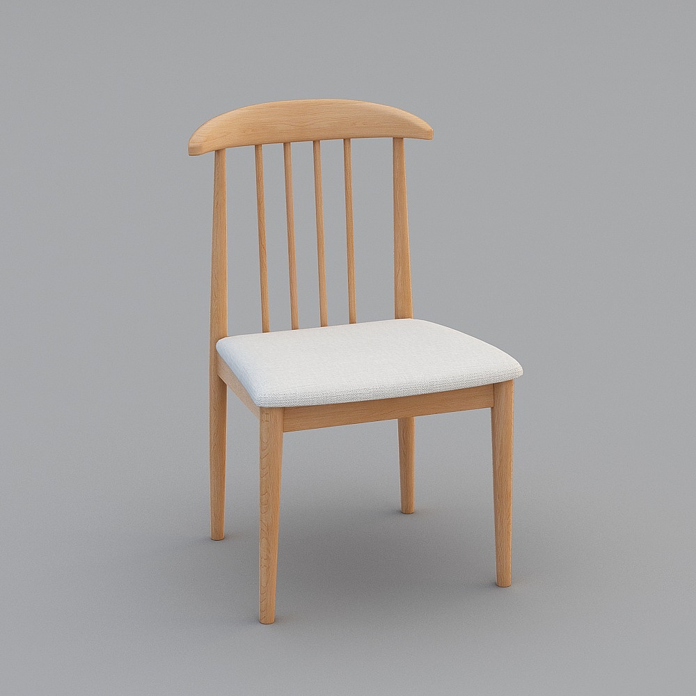 北欧单椅Y023D模型