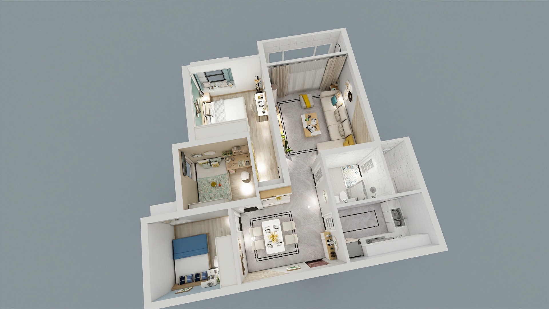 上官启-东津世纪城(花漫里）-装修设计方案