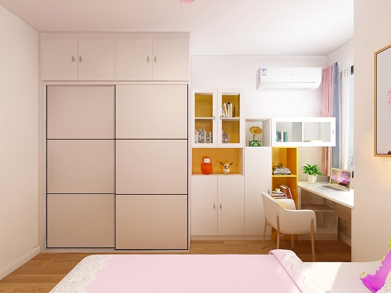 会游泳 的鱼-小女儿房方案一-装修设计方案