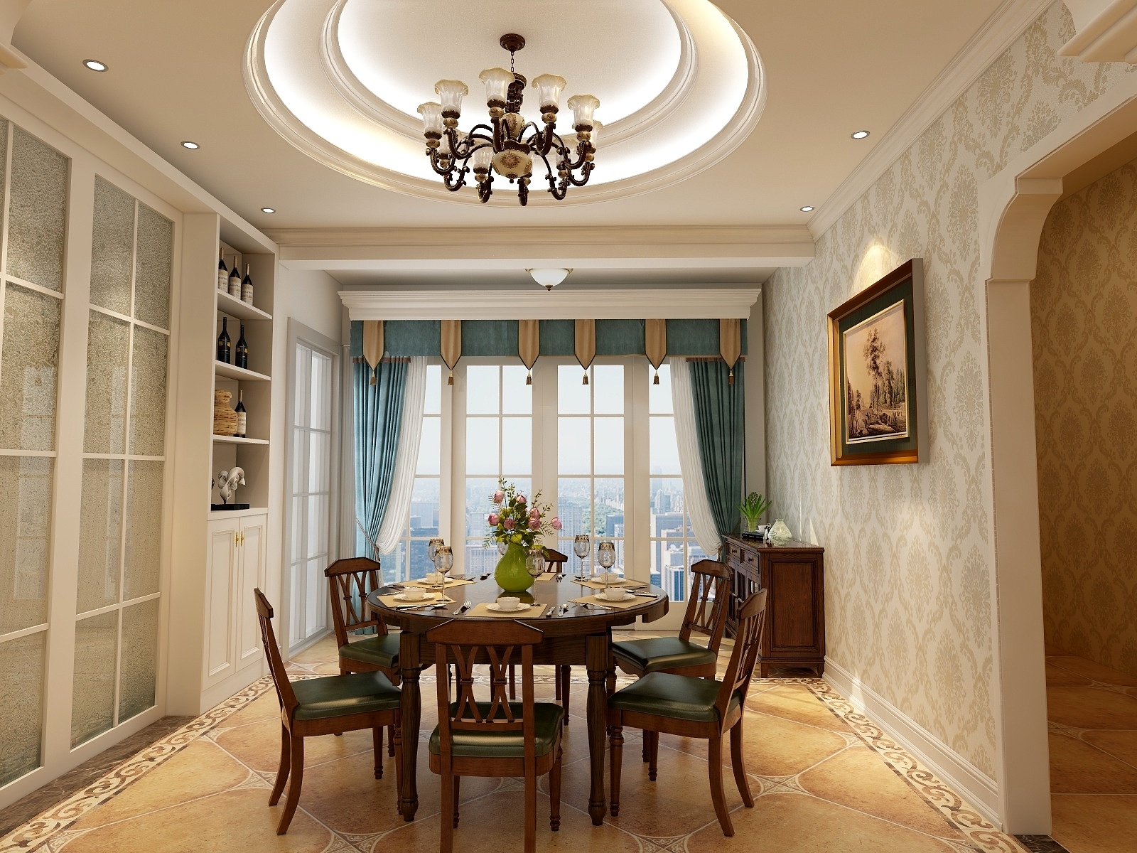 韩杰伦13227591098-黄姐别墅-美式-装修设计方案