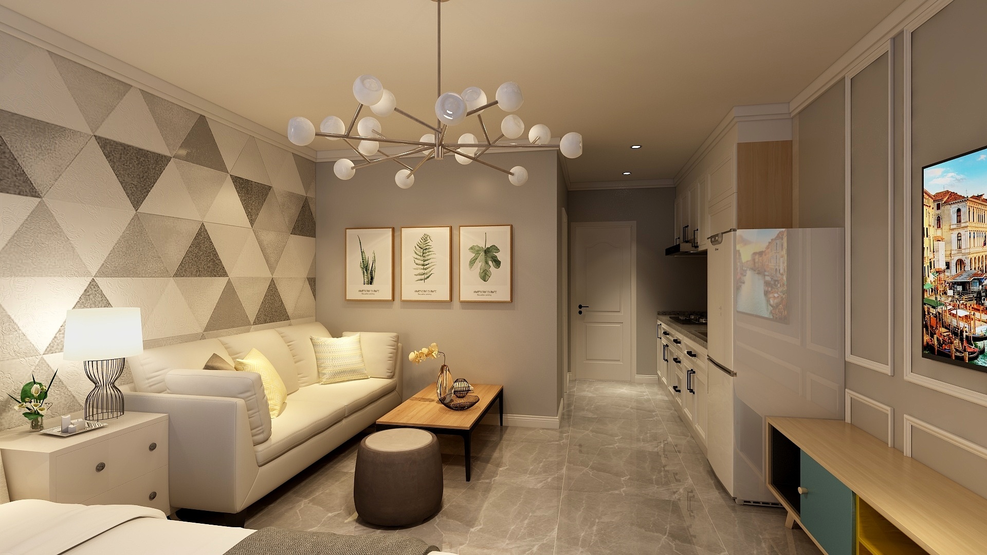 内蒙古博越建筑工程有限公司-悦城A座1706-装修设计方案