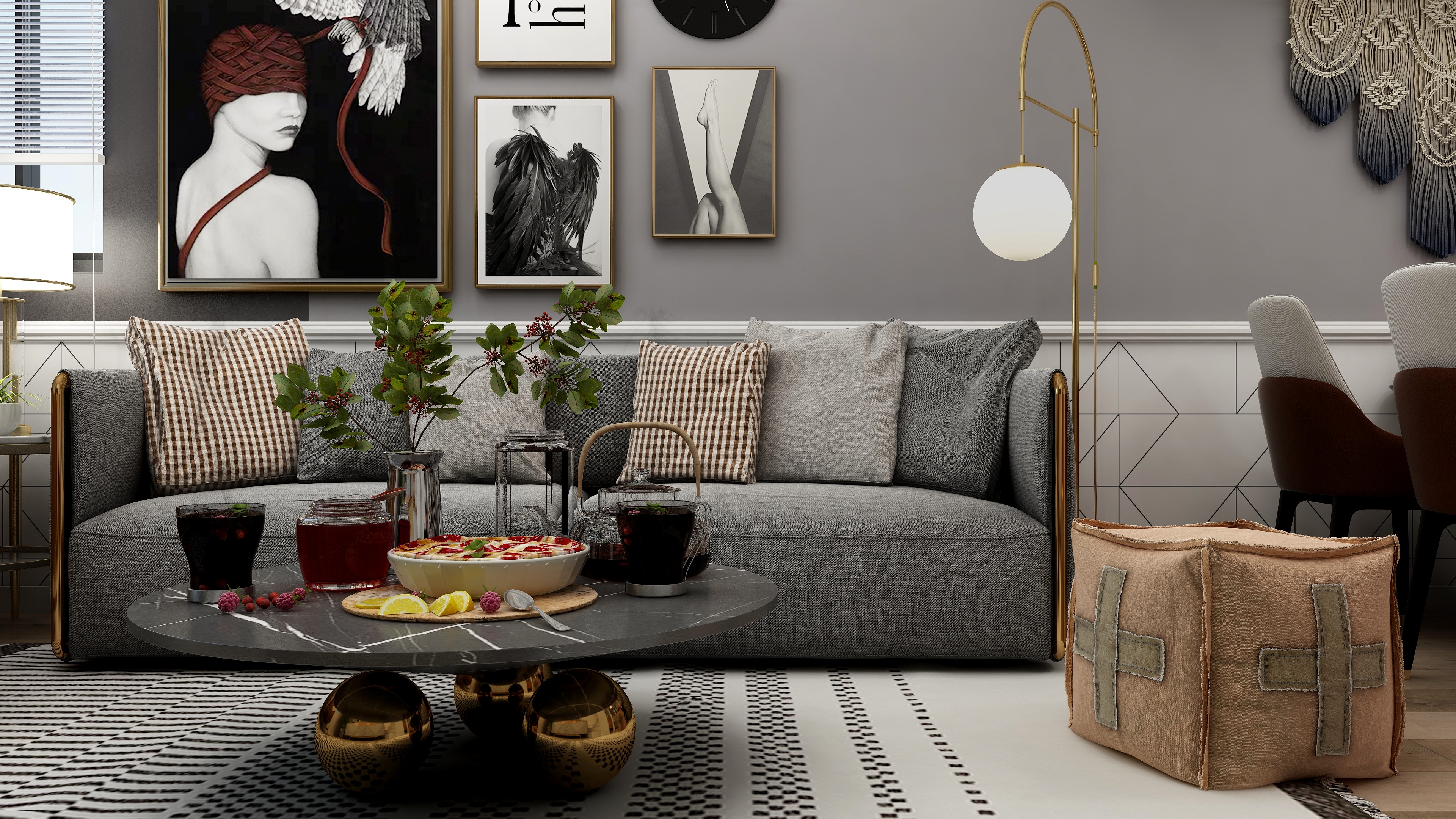 JedrecTsai_蔡啊-个性北欧小复式装修效果图