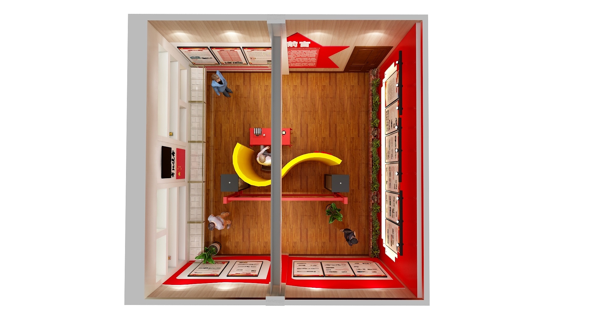 蒋瑞-荣誉室-装修设计方案