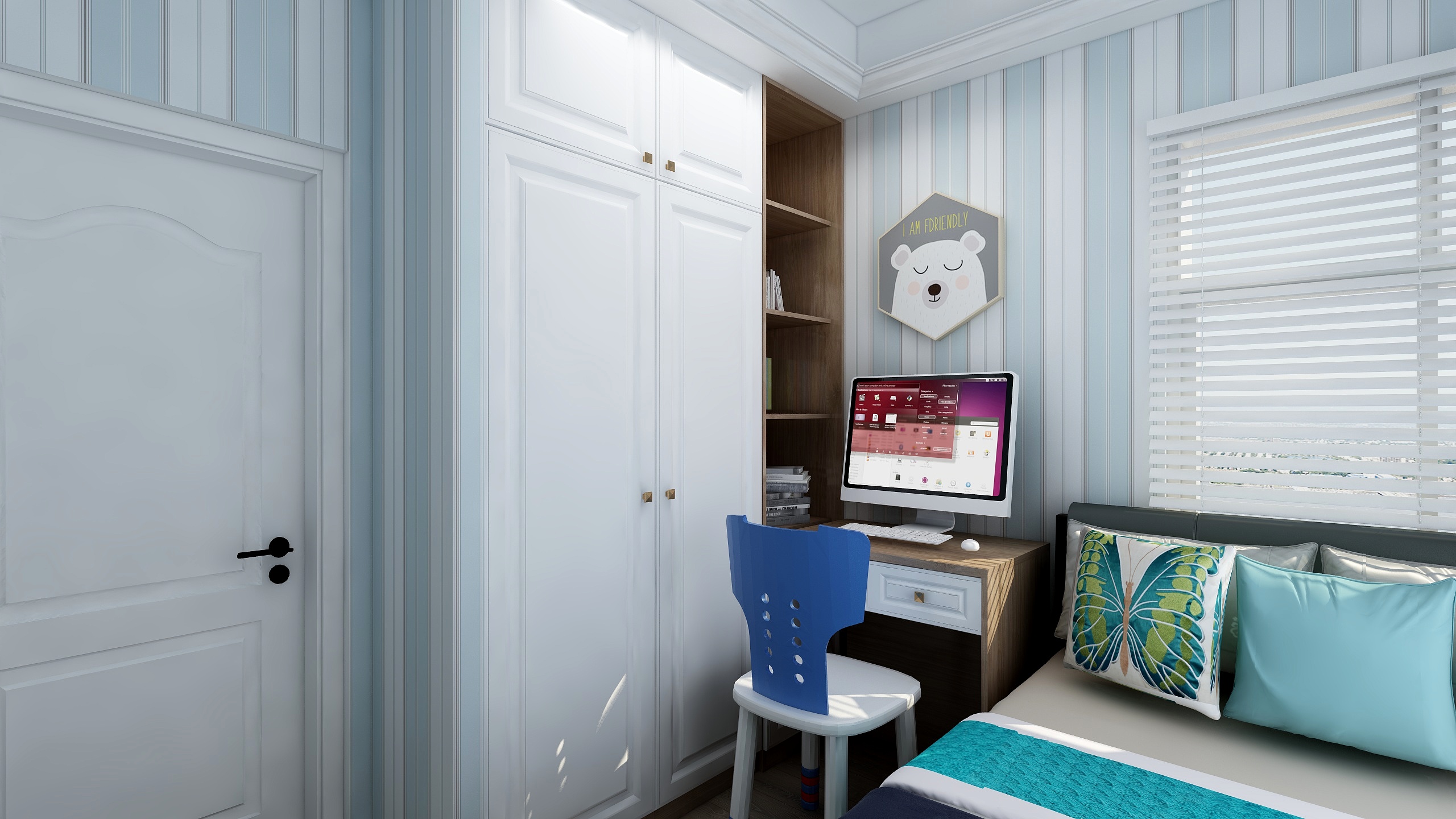 全屋设计宋庆-香悦半岛朱小姐雅居儿童房-装修设计方案