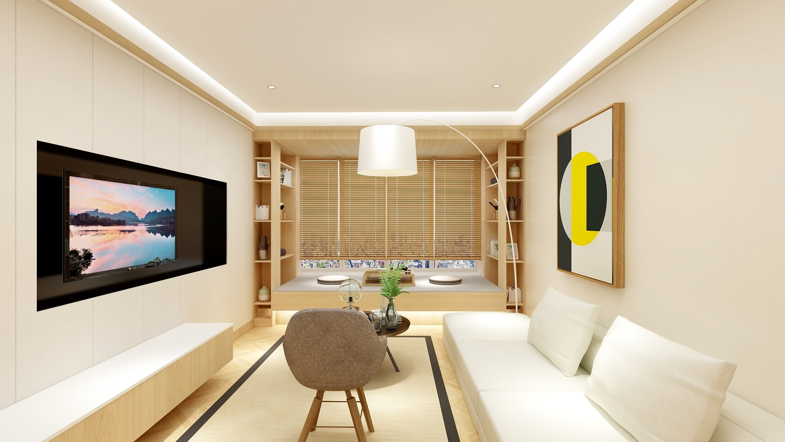 杨光-万科翡翠公园-零伍空间设计-装修设计方案