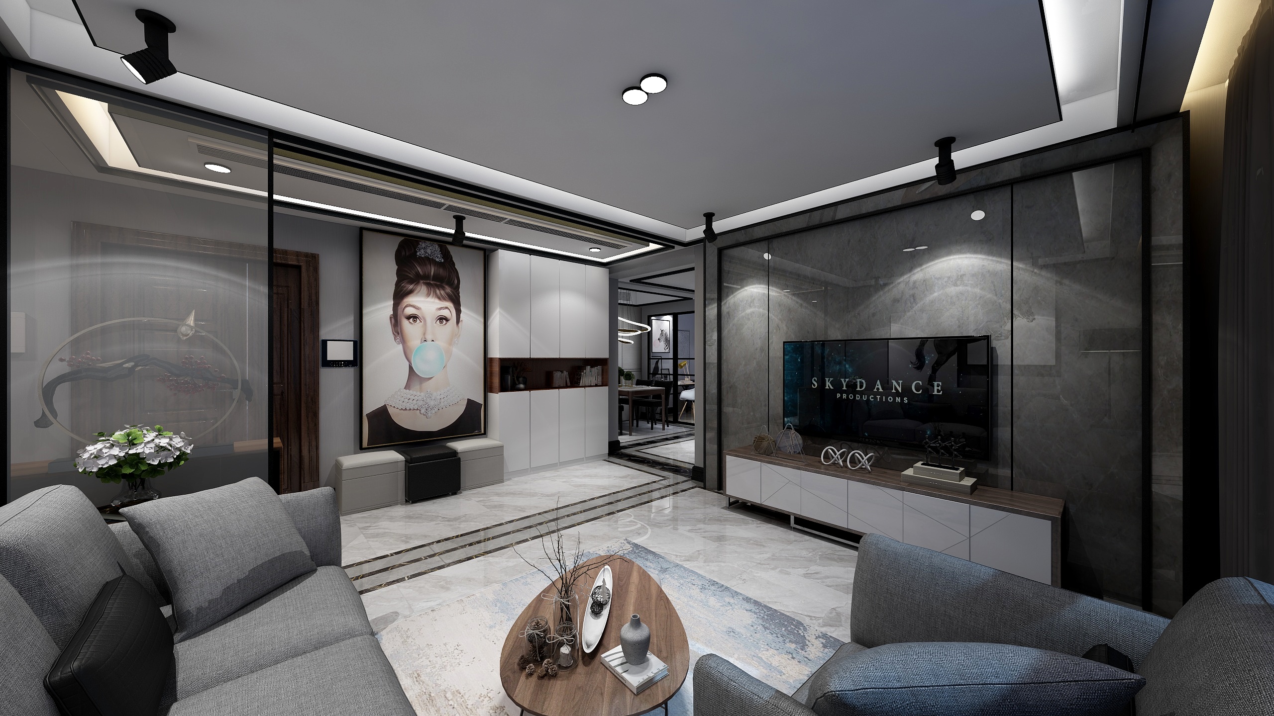 张英俊-商务夜时代-装修设计方案